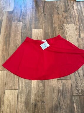 Plus Size Skater Skirt With Built In Shorts 20W